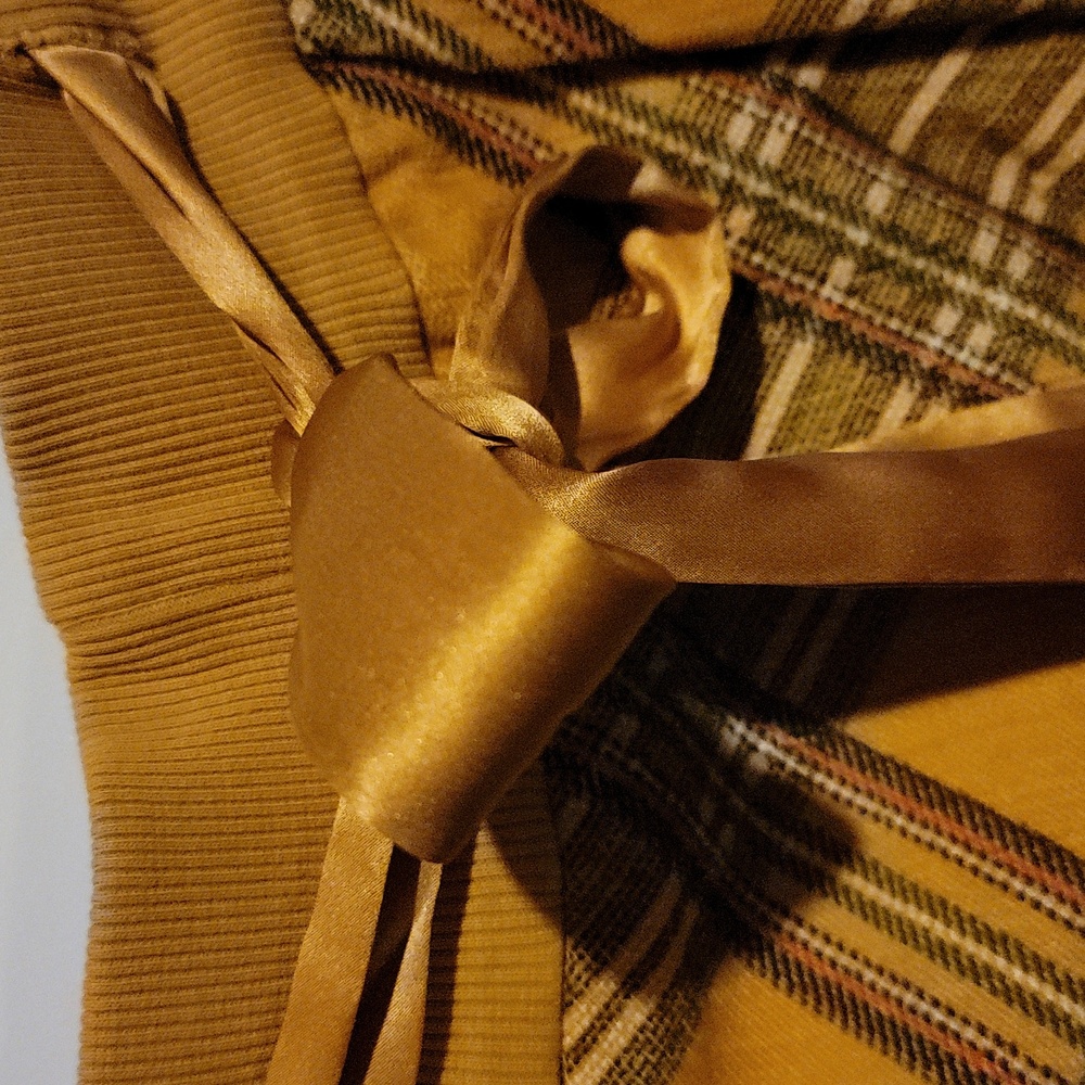 Plaid Corduroy Skirt with Pockets - Picture 7 of 14